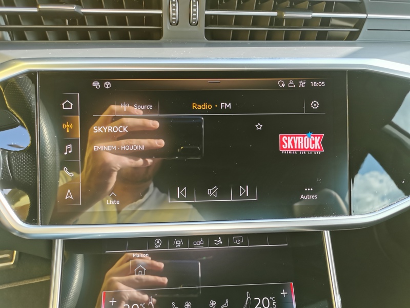 Image Audi 㝁匠潰瑲慢正⠠䬴⥁ㄨ⸱〲㜱㸭) 3.0 286 50 TDI Sline quattro Matrix leds GPS Carplay Caméra Sièges cuir élec chauffants ACC Clim aut