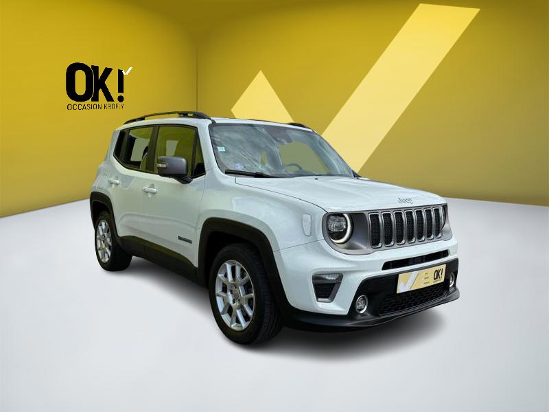 Image Jeep RENEGADE 1.3 GSE T4 150 DTC Limited FWD Leds GPS Caméra Carplay Sièges cuir Régul Clim auto Gtie 1 an