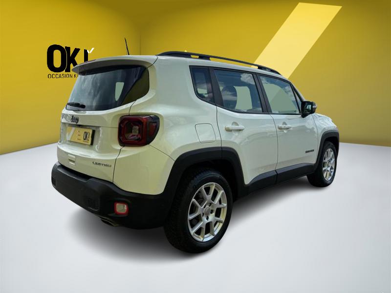 Image Jeep RENEGADE 1.3 GSE T4 150 DTC Limited FWD Leds GPS Caméra Carplay Sièges cuir Régul Clim auto Gtie 1 an