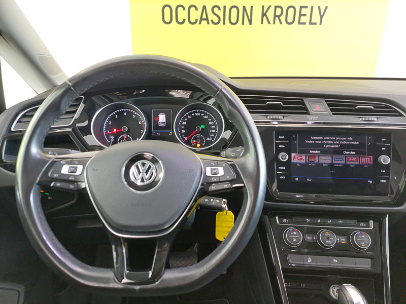 Image Volkswagen TOURAN 1.8 TSI 180 DSG7 Carat GPS Radar 7 places ACC Clim auto Ethanol Gtie 1 an