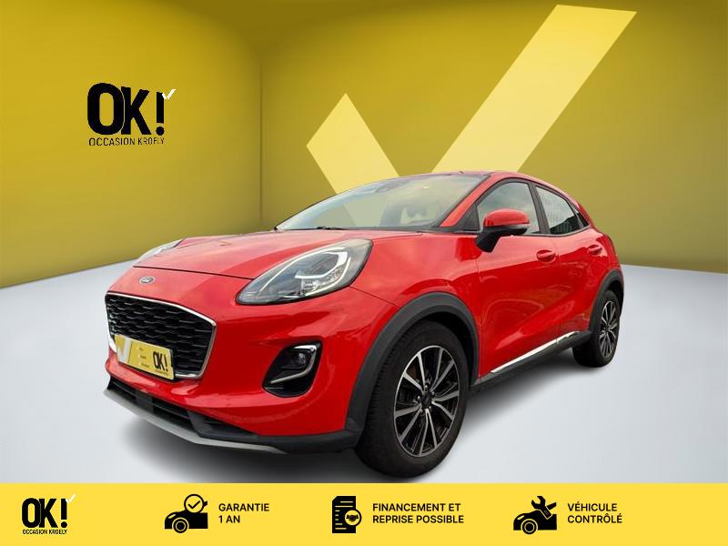 Photo Ford PUMA 1.5 120 Titanium Full leds GPS Radar Carplay Sièges chauffants Régul Clim auto  Gtie 1 an 