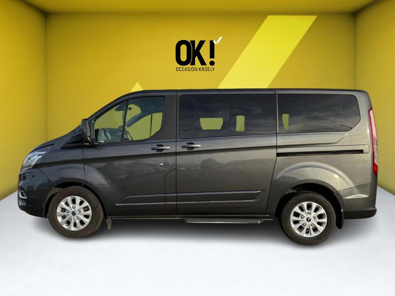 Image Ford TRANSIT/TOURNEO CUSTOM COMBI 320 1.0 125 L1 Tourneo Hybrid Titanium GPS Caméra Carplay 8 places Régul Clim auto Gtie 1 an