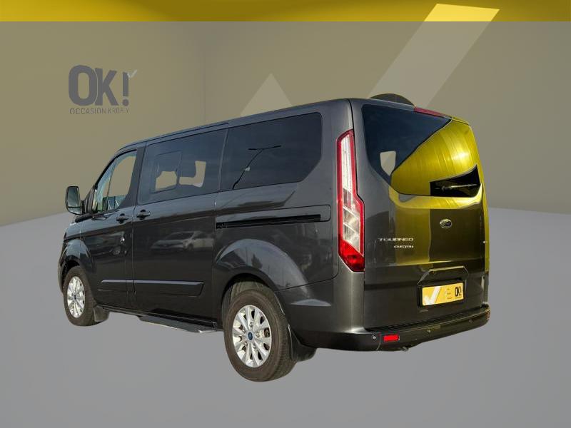Image Ford TRANSIT/TOURNEO CUSTOM COMBI 320 1.0 125 L1 Tourneo Hybrid Titanium GPS Caméra Carplay 8 places Régul Clim auto Gtie 1 an