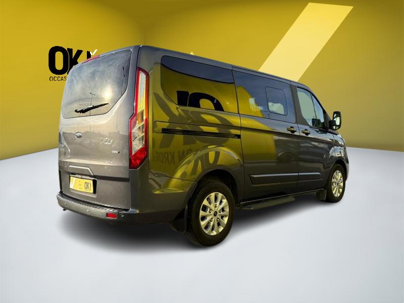 Image Ford TRANSIT/TOURNEO CUSTOM COMBI 320 1.0 125 L1 Tourneo Hybrid Titanium GPS Caméra Carplay 8 places Régul Clim auto Gtie 1 an
