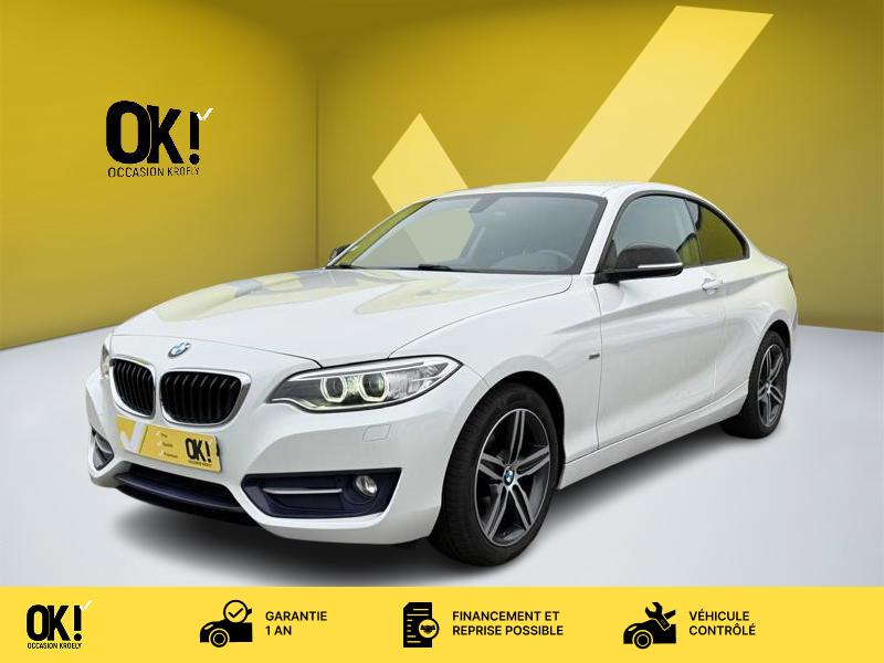 Photo BMW ′潃灵⁥䘨㈲⠩〲㐱㸭) 218 d 2.0 150 ch Sport GPS Bluetooth Régul Clim auto bi-zone Gtie 1 an