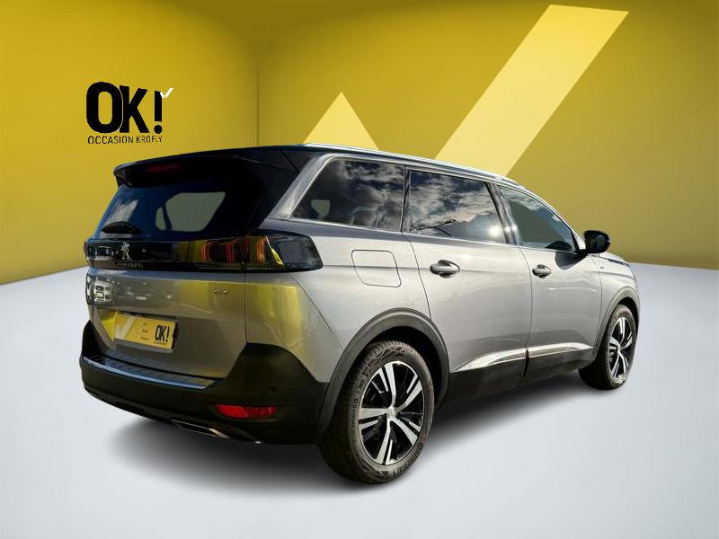 Image Peugeot 5008 2.0 BlueHDi 180 GT EAT8 Matrix leds GPS Carplay Caméra 7 places Régul Adapt Clim auto Gtie 1 an 