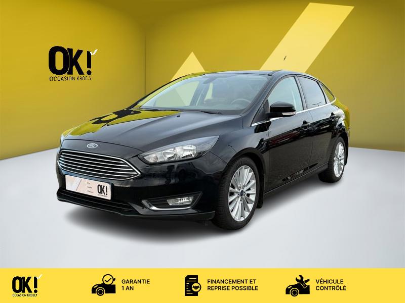 Photo Ford FOCUS BERLINE 1.5 EcoBoost 150 Titanium BVA6 GPS Caméra Bluetooth Sièges chauffants Régul Clim auto Gtie 1 an 