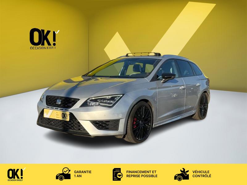Photo Seat LEON ST 2.0 TSI 290 Cupra DSG6 Full leds TO GPS Caméra Régul Clim auto  Gtie 1 an 