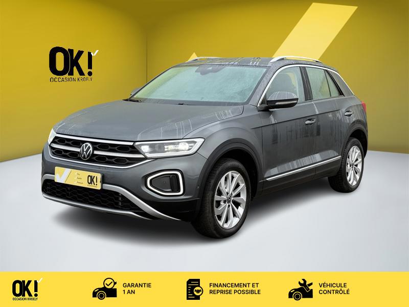 Photo Volkswagen T-ROC 1.5 TSI 150 Style DSG7 Full leds GPS Carplay Caméra ACC 1ère main Clim auto  Gtie 1 an 