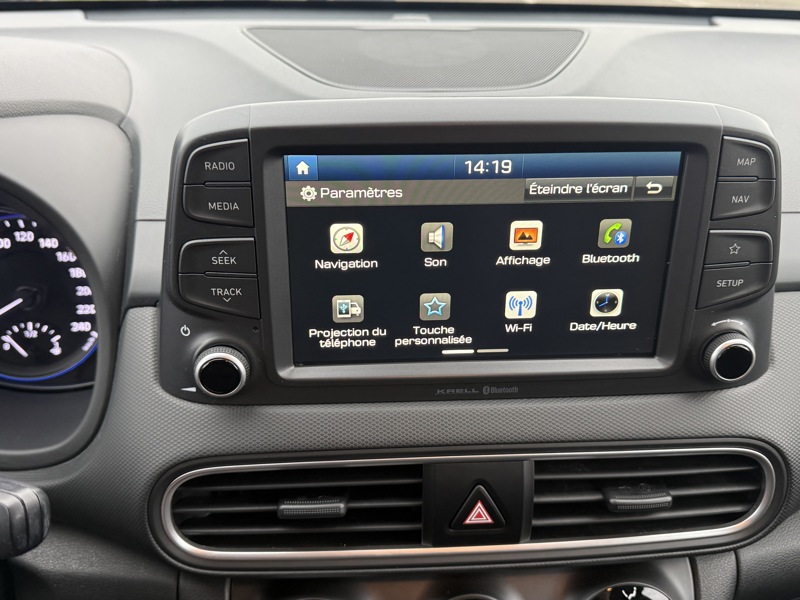 Image Hyundai KONA 1.0 T-GDI 120 Intuitive 2WD GPS Carplay Caméra Régul Clim auto  Gtie 1 an 