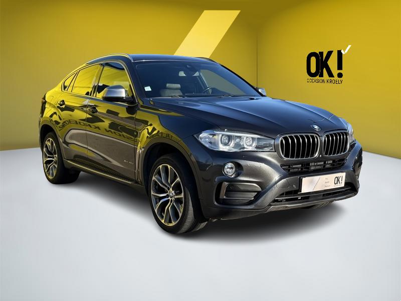 Image BMW X6 40d 3.0 313 Exclusive xDrive Xénon TO GPS Caméra HK HUD Sièges cuir élec chauff à mémoires Régul Cli