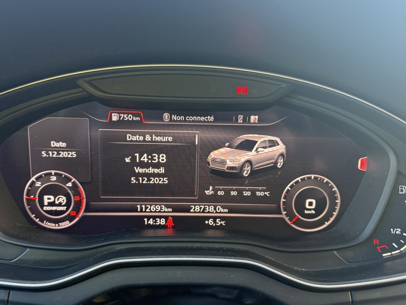 Image Audi Q5 2.0 TDI 190 S-line Quattro S-tronic7 TO GPS Caméra Carplay Régul Clim auto Gtie 1 an 