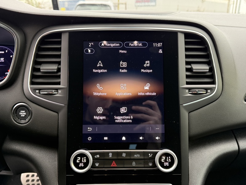 Image Renault MEGANE IV BERLINE 5 PTES. 1.3 TCe 160 R.S. Line Full leds GPS Carplay Bose Caméra HUD Sièges chauffants Régul Clim auto Gtie 1