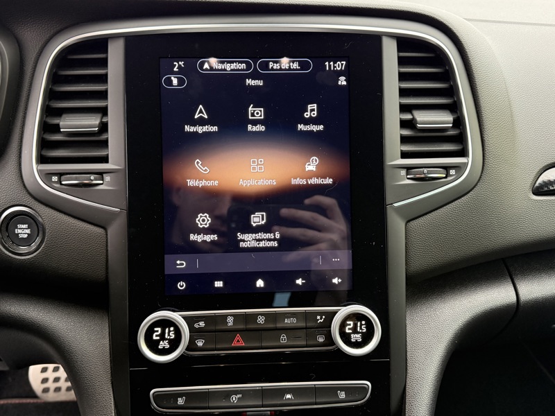 Image Renault MEGANE IV BERLINE 5 PTES. 1.3 TCe 160 R.S. Line Full leds GPS Carplay Bose Caméra HUD Sièges chauffants Régul Clim auto Gtie 1