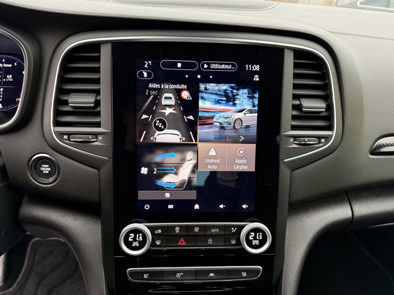 Image Renault MEGANE IV BERLINE 5 PTES. 1.3 TCe 160 R.S. Line Full leds GPS Carplay Bose Caméra HUD Sièges chauffants Régul Clim auto Gtie 1