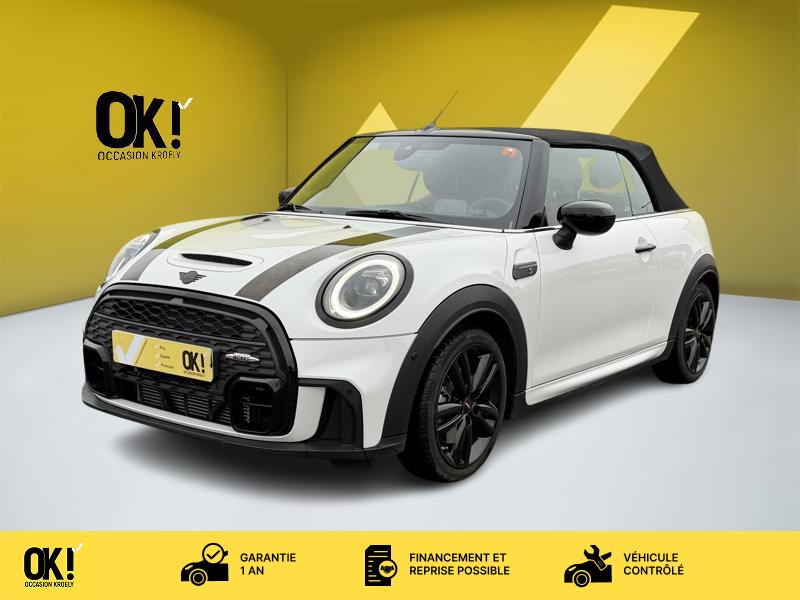 Photo MINI CABRIO 2.0 178 Cooper S Finition John Cooper Works  Full leds HK GPS Caméra Carplay Sièges cuir chauffants 