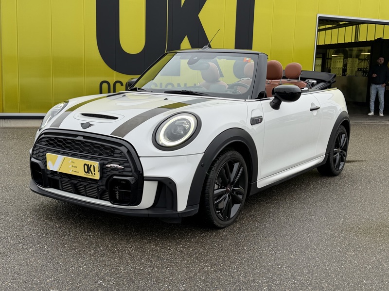 Image MINI CABRIO 2.0 178 Cooper S Finition John Cooper Works  Full leds HK GPS Caméra Carplay Sièges cuir chauffants 