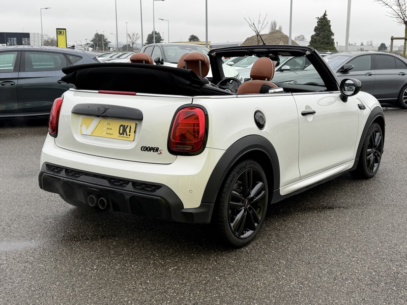 Image MINI CABRIO 2.0 178 Cooper S Finition John Cooper Works  Full leds HK GPS Caméra Carplay Sièges cuir chauffants 