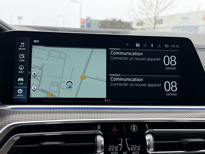 Image BMW X5 45 e 3.0 394 M Sport xDrive  Laser TO GPS Carplay Caméra pano HUD Sièges cuir élec chauff à mémoires