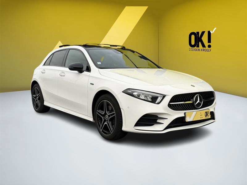 Image Mercedes-Benz CLASSE A 250 e 1.3 218 AMG Line Full leds TO GPS Caméra Carplay Sièges chauffants Régul Clim auto Gtie 1 an 