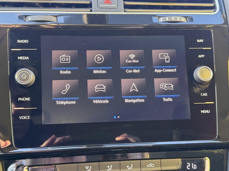 Image Volkswagen GOLF VII BERLINE 1.6 TDI 116 Connect DSG7 GPS Carplay Caméra ACC Clim auto  Gtie 1 an 