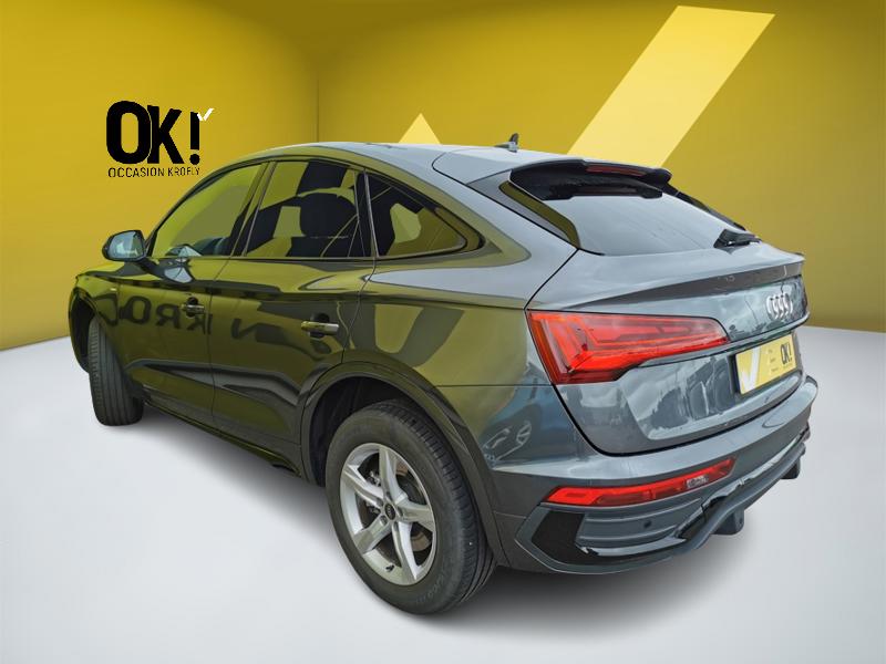 Image Audi Q5 SPORTBACK 40 TDI quattro S line 204 ch S-tronic7 Coffre électrique Clim Bi-zone Caméra Gps Bluetooth 
