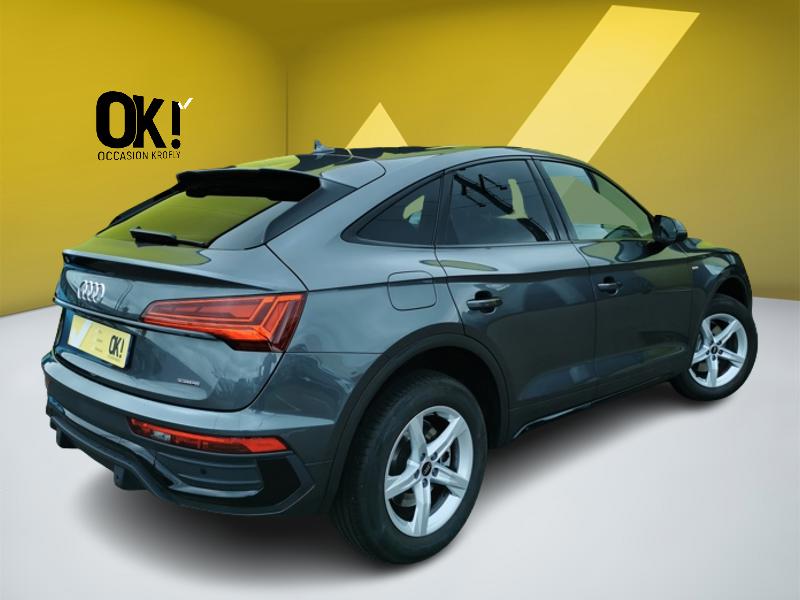 Image Audi Q5 SPORTBACK 40 TDI quattro S line 204 ch S-tronic7 Coffre électrique Clim Bi-zone Caméra Gps Bluetooth 
