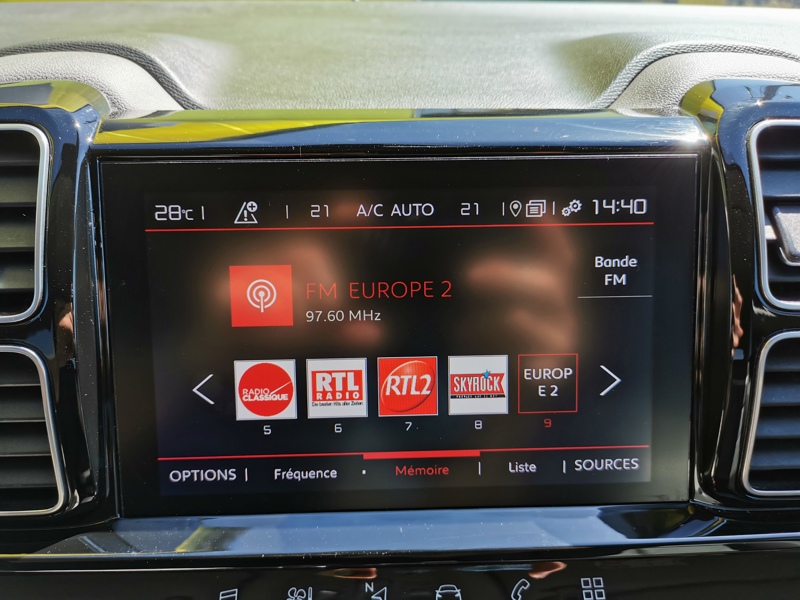 Image Citroën C5 AIRCROSS Shine 1.5 BlueHDI 130 ch BVA8 Caméra Apple Carplay Bluetooth Gps Régulateur/Limiteur 