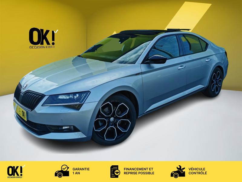Photo Skoda SUPERB BERLINE Sportline 1.8 TSI 180 ch DSG7 Siège électrique à mémoire chauffant Toit ouvrant Caméra Coffre électr