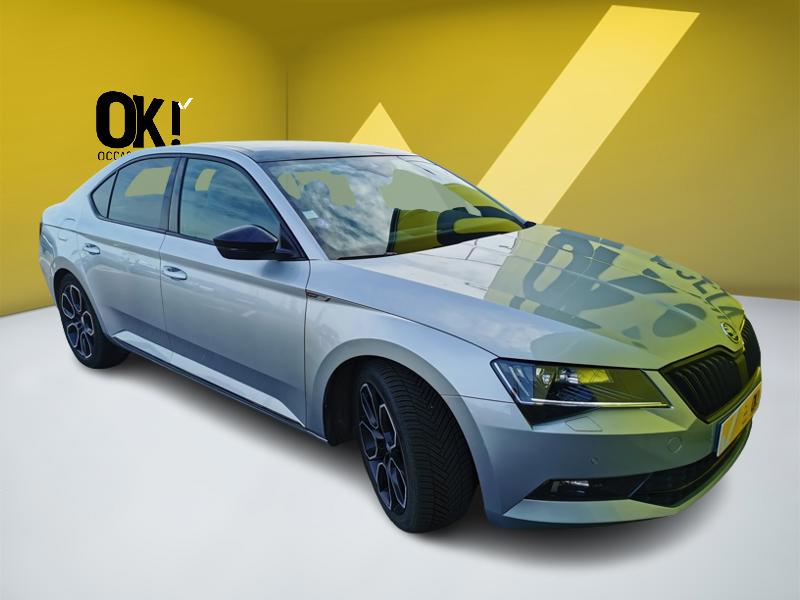 Image Skoda SUPERB BERLINE Sportline 1.8 TSI 180 ch DSG7 Siège électrique à mémoire chauffant Toit ouvrant Caméra Coffre électr