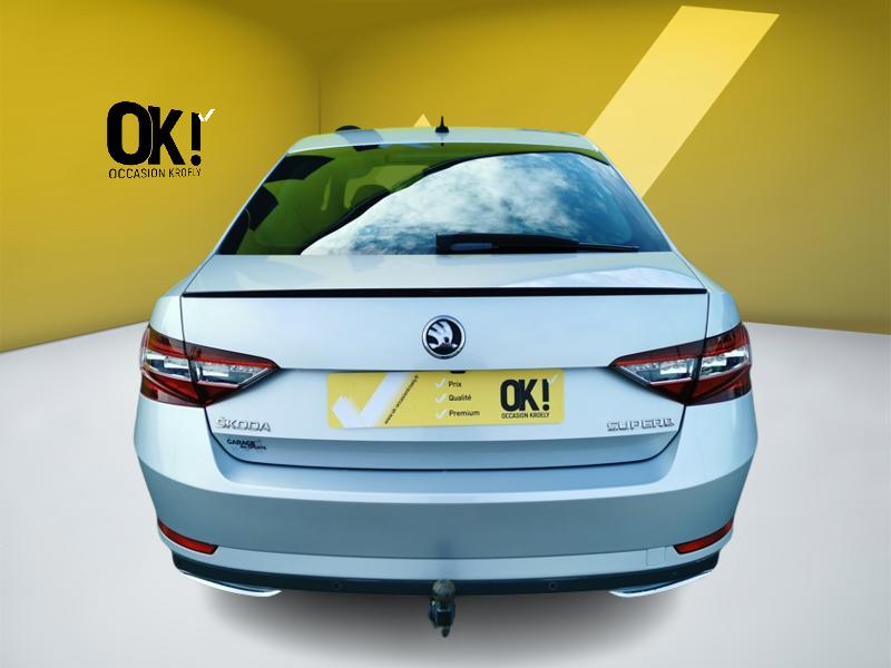 Image Skoda SUPERB BERLINE Sportline 1.8 TSI 180 ch DSG7 Siège électrique à mémoire chauffant Toit ouvrant Caméra Coffre électr