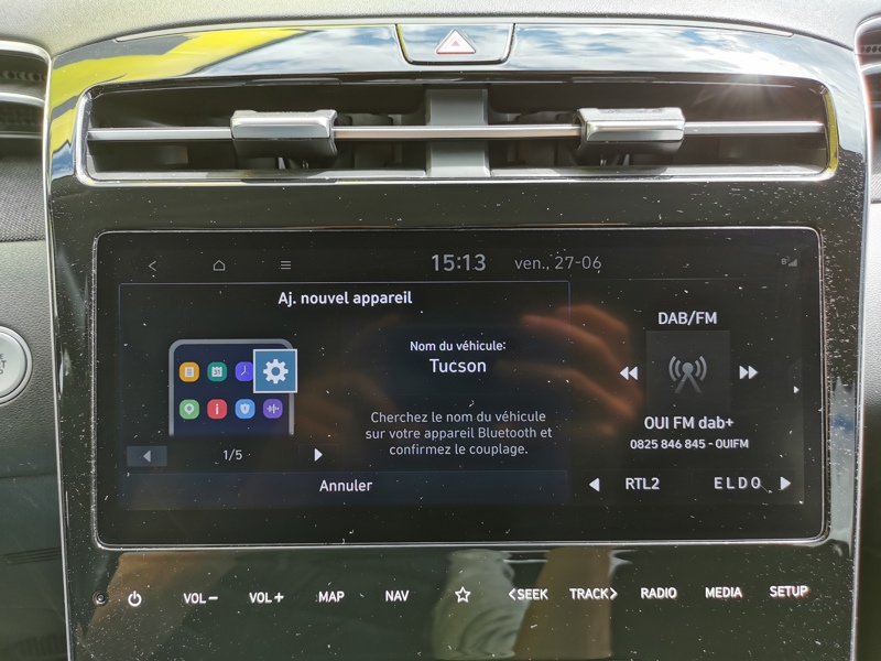 Image Hyundai TUCSON Creative Hybrid 2WD 1.6 T-GDI 230 ch BVA6 Siège chauffant Gps Bluetooth Caméra Clim Bi-zone 