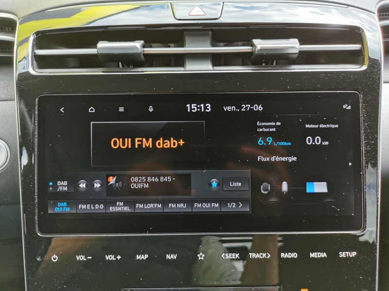 Image Hyundai TUCSON Creative Hybrid 2WD 1.6 T-GDI 230 ch BVA6 Siège chauffant Gps Bluetooth Caméra Clim Bi-zone 