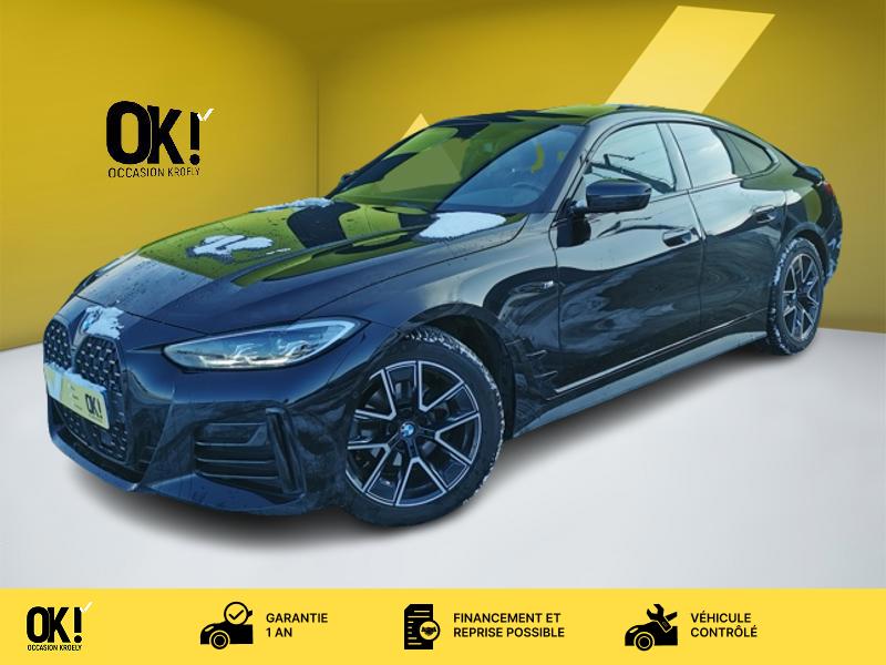 Photo BMW SÉRIE 4 GRAN COUPE 420 d M Sport 190 ch S8 Siège électrique à mémoire Gps Bluetooth Caméra Régulateur/Limiteur  Clim Tr