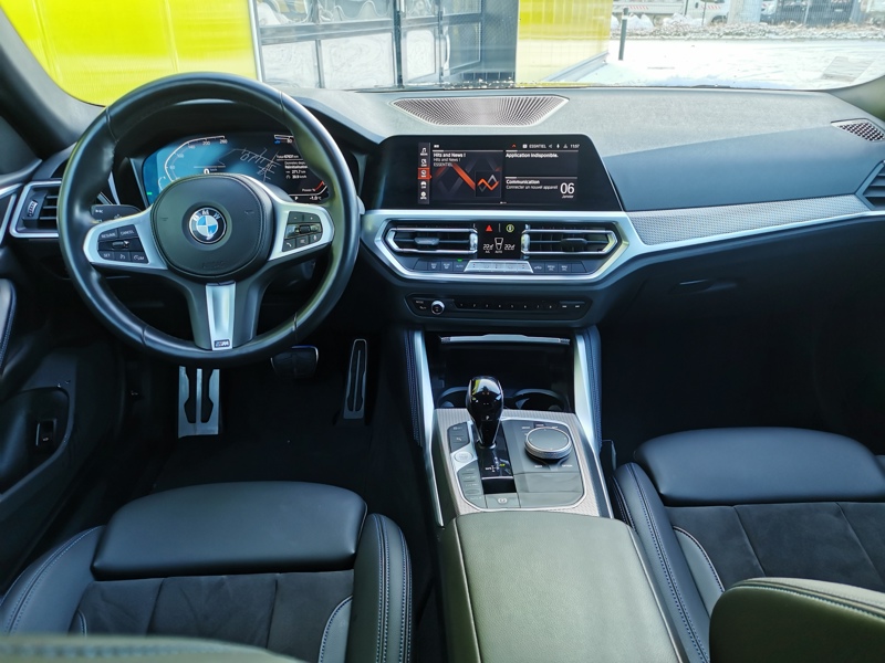 Image BMW SÉRIE 4 GRAN COUPE 420 d M Sport 190 ch S8 Siège électrique à mémoire Gps Bluetooth Caméra Régulateur/Limiteur  Clim Tr