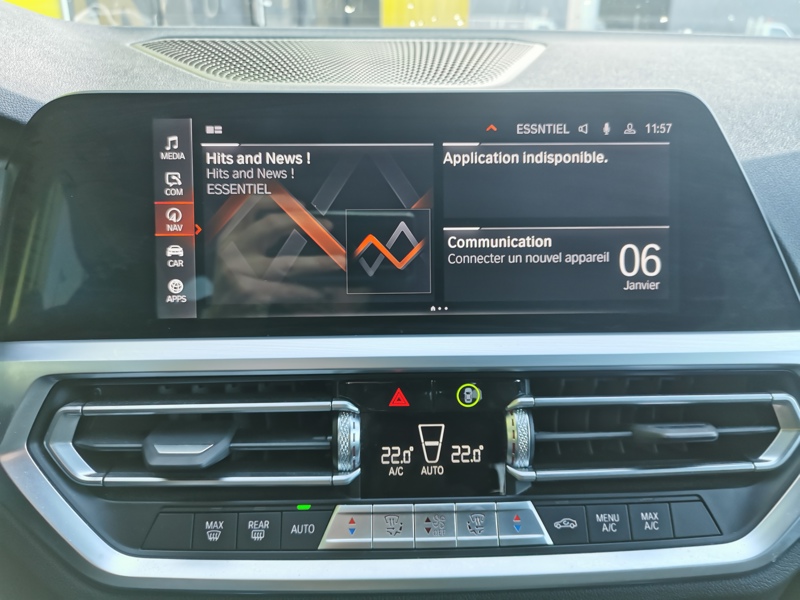 Image BMW SÉRIE 4 GRAN COUPE 420 d M Sport 190 ch S8 Siège électrique à mémoire Gps Bluetooth Caméra Régulateur/Limiteur  Clim Tr