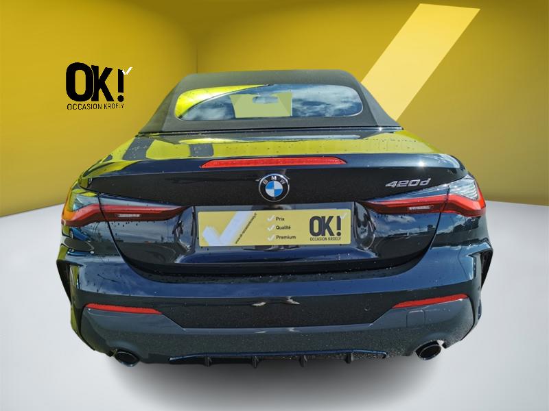 Image BMW SÉRIE 4 CABRIO 420d M Sport 190 ch Siège électrique à mémoire chauffant Volant Chauffant Caméra Apple Carplay 