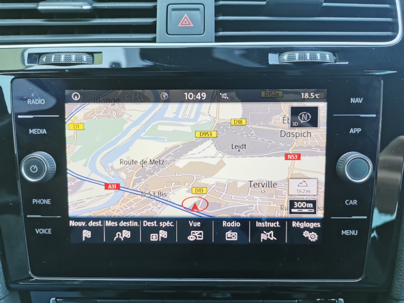 Image Volkswagen GOLF VII BERLINE 1.5 TSI 150 R-line Gps Camera Keyless Apple Carplay Clim Bi-zone 