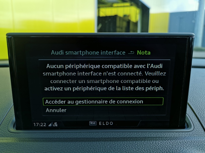 Image Audi A3 SPORTBACK Design luxe 2.0 TFSI 190 ch Caméra Gps Bluetooth Clim Bi-zone Feux auto 