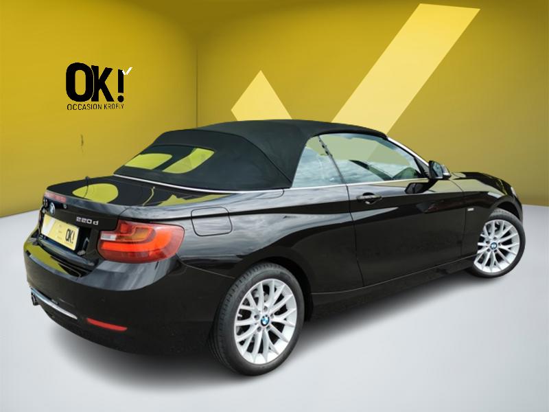 Image BMW SÉRIE 2 CABRIO 220 d Luxury 190 ch S8 Caméra Bluetooth Gps Siège chauffant Régulateur/Limiteur Clim Bi-zone 