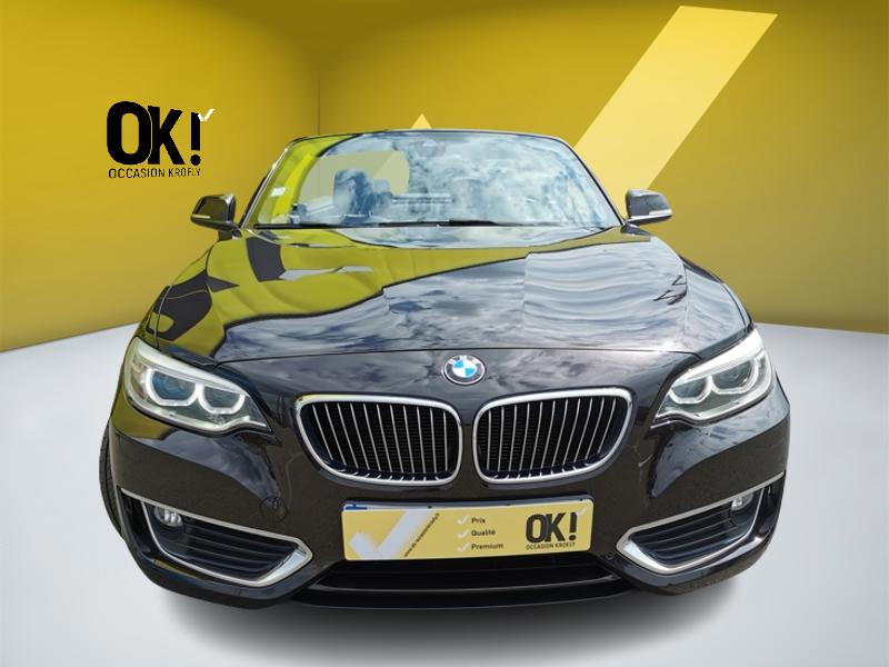 Image BMW SÉRIE 2 CABRIO 220 d Luxury 190 ch S8 Caméra Bluetooth Gps Siège chauffant Régulateur/Limiteur Clim Bi-zone 