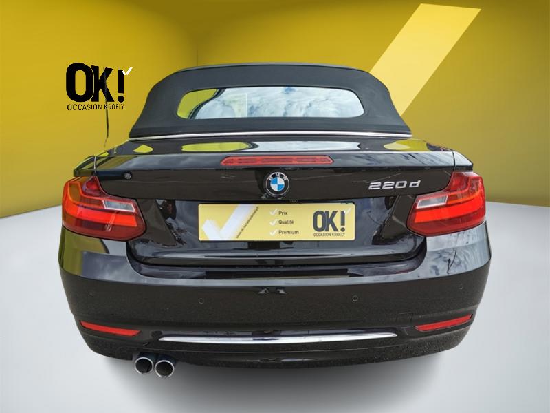 Image BMW SÉRIE 2 CABRIO 220 d Luxury 190 ch S8 Caméra Bluetooth Gps Siège chauffant Régulateur/Limiteur Clim Bi-zone 