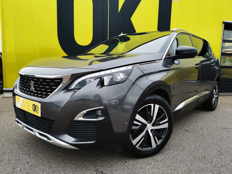 Image Peugeot 5008 GT Line 1.6 165 ch EAT6 7 places Caméra Gps Apple Carplay Coffre électrique Régulateur/Limiteur 