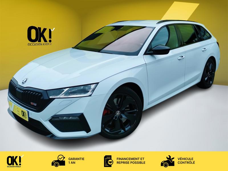 Photo Skoda 捏慴楶⁡牂慥⁫丨㕘⠩㄰㈮㈰ⴰ⤾ RS 2.0 TSI 245 ch DSG7 Siège chauffant Gps Bluetooth Caméra Coffre électrique Volant chauffant 