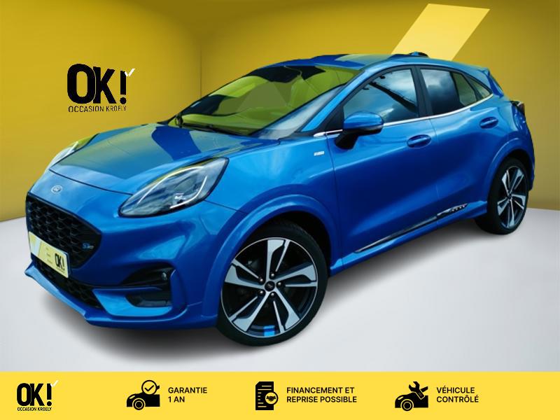 Photo Ford 畐慭⠠〲㤱㸭) ST-Line X 1.0 EcoBoost MHEV 155 ch Régulateur/Limiteur Gps Bluetooth Clim auto Feux auto Radar de st