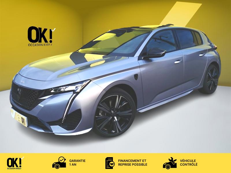 Photo Peugeot 〳‸倨⤵〨⸶〲ㄲ㸭) GT Pack 1.5 BlueHDI 130 ch EAT8 Cuir électrique à mémoire chauffant/massant Toit ouvrant Focal Camér