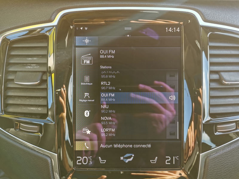 Image Volvo 䍘〹⠠〱㈮㄰ⴴ⤾ Inscription Luxe AWD D5 235 ch BVA8 7 places Siège électrique à mémoire chauffant Toit ouvrant Camér