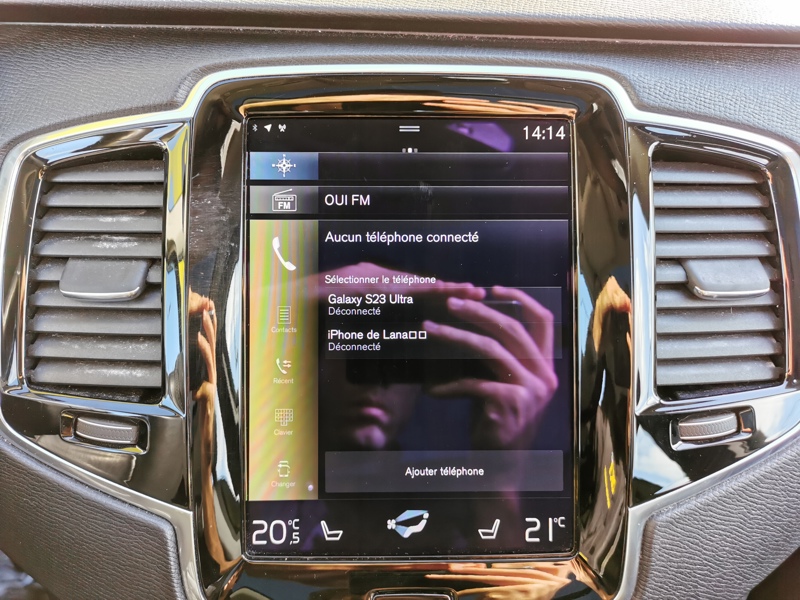 Image Volvo 䍘〹⠠〱㈮㄰ⴴ⤾ Inscription Luxe AWD D5 235 ch BVA8 7 places Siège électrique à mémoire chauffant Toit ouvrant Camér