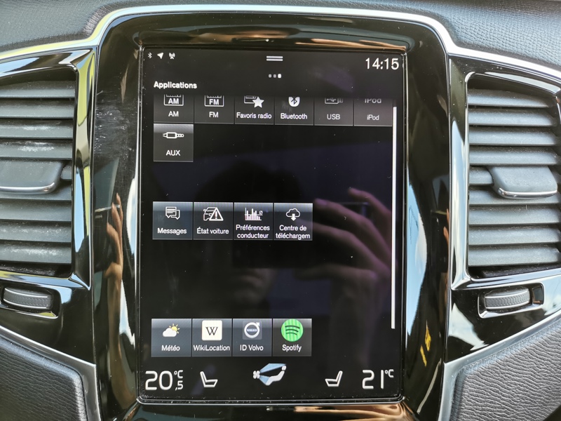 Image Volvo 䍘〹⠠〱㈮㄰ⴴ⤾ Inscription Luxe AWD D5 235 ch BVA8 7 places Siège électrique à mémoire chauffant Toit ouvrant Camér