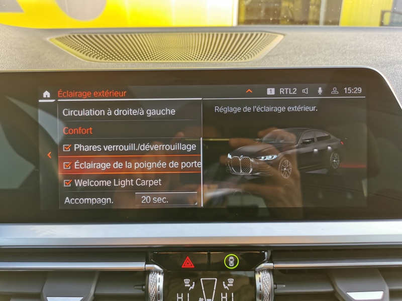 Image BMW SÉRIE 4 GRAN COUPE 420 d xDrive M Sport 190 ch S8  Siège électrique à mémoire chauffant Caméra Coffre électrique Toit o